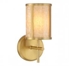  9-2055-1-322 - Camden 1-Light Bathroom Vanity Light in Warm Brass