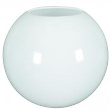  P86 - 8IN WH ACRYLIC BALL 4IN N/LESS