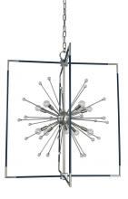  F-L1110 BN/MBLACK - 10-Light Brushed Nickel/Matte Black Zeta Chandelier