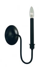  F-L1131 MBLACK - 1-LIGHT MATTE BLACK JASPER WALL SCONCE