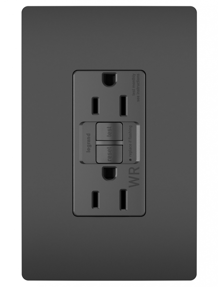 radiant? Spec-Grade 15A Weather-Resistant Self-Test GFCI Receptacle