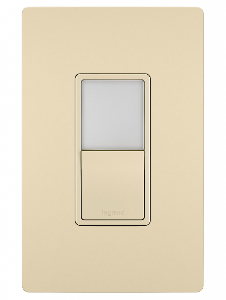 radiant? Single Pole/3-Way Switch with Night Light, Ivory