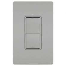  RCD11GRY - radiant? Two Single-Pole Switches, Gray