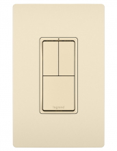  RCD113LA - radiant? Two Single-Pole Switches and Single Pole/3-Way Switch, Light Almond