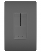  RCD113BK - radiant? Two Single-Pole Switches and Single Pole/3-Way Switch, Black