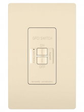  2087LA - radiant? Spec Grade Dead Front 20A Self Test GFCI Receptacle, Light Almond