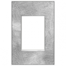  AWM1G3SP4 - adorne? Spiraled Stainless One-Gang-Plus Screwless Wall Plate