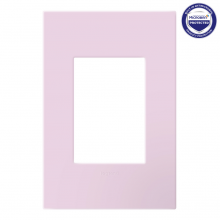  AWP1G3RA - adorne® Rosa One-Gang Screwless Wall Plate with Microban®