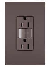  1597NTLTRDBCC4 - radiant? 15A Tamper-Resistant Self-Test GFCI Outlet with Night Light, Dark Bronze