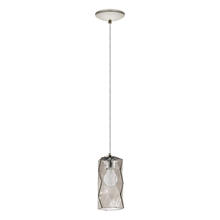  202403A - 1x25W Mini Pendant w/ Satin Nickel Finish & Smoked Glass