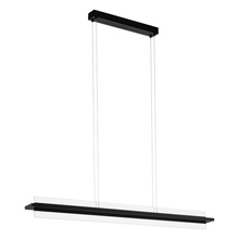  204361A - 1X20W LED Linear Pendant w/ Black Finish and Clear Acrylic Diffuser