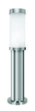  86248A - 1x40W Outdoor Path Light With Matte Nickel Finish & Opal Frosted Glass