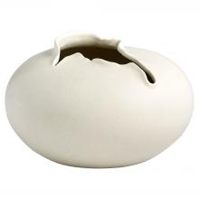  11403 - Tambora Vase | White -Md