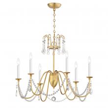  12166GL/CRY - Plumette-Chandelier