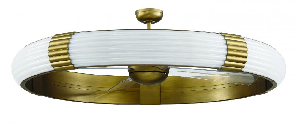 57" Cipriani in Modern Bronze w/ Clear Acrylic Blades