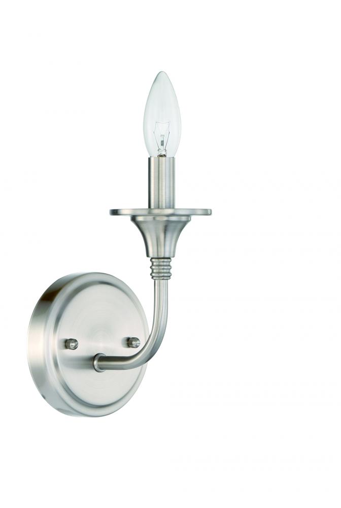 Jolenne 1 Light Wall Sconce in Brushed Polished Nickel