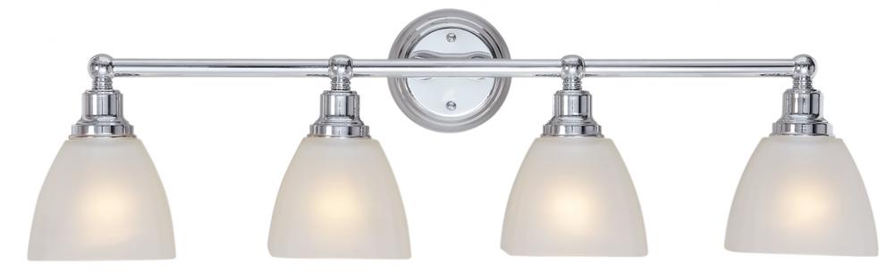 Bradley 4 Light Vanity in Chrome