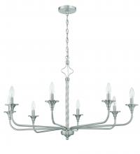  57028-BNK - Jolenne 8 Light Chandelier in Brushed Polished Nickel