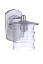  ZA3604-SA - Canon 1 Light Small Outdoor Wall Lantern in Satin Aluminum