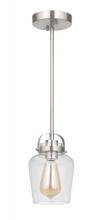  53591-BNK - Trystan 1 Light Mini Pendant in Brushed Polished Nickel