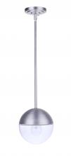  ZA3411-SA - Evie 1 Light Outdoor Pendant in Satin Aluminum