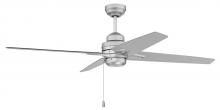  MDE52PN4 - 52" Maddie in Painted Nickel w/ Brushed Nickel/Grey Walnut Blades