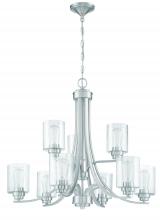  50529-BNK - Bolden 9 Light Chandelier in Brushed Polished Nickel