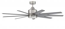  CHP60BNK9 - 60" Champion  in Brushed Polished Nickel w/ Brushed Nickel/Flat Black Blades