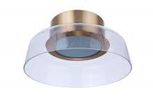  55180-SB-LED - Centric 10.5" LED Flushmount in Satin Brass