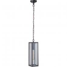  Z4521-MN-SC - Deka 1 Light Large Outdoor Pendant in Midnight