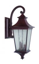  Z1374-AG - Argent II 3 Light Large Outdoor Wall Lantern in Aged Bronze