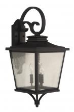  ZA2924-TB - Tillman 3 Light Large Outdoor Wall Lantern in Textured Black