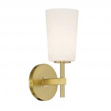  COL-101-AG - Colton 1 Light Aged Brass Bathroom Vanity