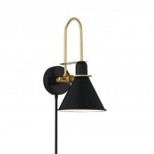  MED-B5501-MK - Medford 1 Light Matte Black Sconce