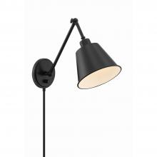  MIT-A8020-MK - Mitchell 1 Light Matte Black Task Sconce