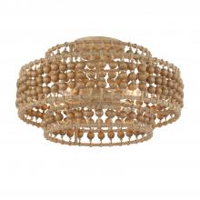  SIL-B6003-BS_CEILING - Silas 4 Light Burnished Silver Semi Flush Mount