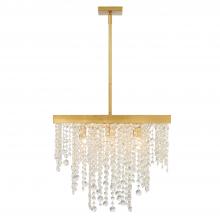  WIN-618-GA-CL-MWP - Winham 8 Light Antique Gold Chandelier