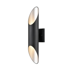  DVP43071SS+BK - Brecon Outdoor Cylinder 20 Inch Sconce