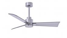  AK-BN-BN-42 - Alessandra 3-blade transitional ceiling fan in brushed nickel finish with brushed nickel blades. O