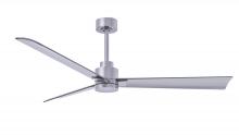  AK-BN-BN-56 - Alessandra 3-blade transitional ceiling fan in brushed nickel finish with brushed nickel blades. O