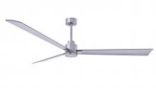  AK-BN-BN-72 - Alessandra 3-blade transitional ceiling fan in brushed nickel finish with brushed nickel blades. O