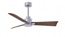 AK-BN-WN-42 - Alessandra 3-blade transitional ceiling fan in brushed nickel finish with walnut blades. Optimized