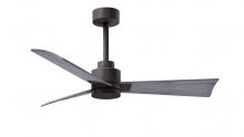  AK-TB-BW-42 - Alessandra 3-blade transitional ceiling fan in textured bronze finish with barnwood blades. Optimi