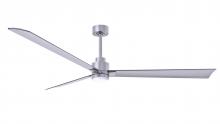 AKLK-BN-BN-72 - Alessandra 3-blade transitional ceiling fan in brushed nickel finish with brushed nickel blades. O