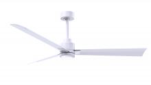  AKLK-MWH-MWH-56 - Alessandra 3-blade transitional ceiling fan in matte white finish with matte white blades. Optimiz