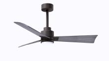  AKLK-TB-BW-42 - Alessandra 3-blade transitional ceiling fan in textured bronze finish with barnwood blades. Optimi