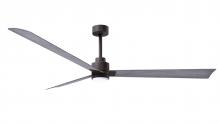  AKLK-TB-BW-72 - Alessandra 3-blade transitional ceiling fan in textured bronze finish with barnwood blades. Optimi