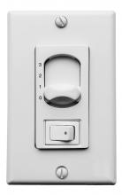 AT-ME-WC - Decora-style 3-speed wall control in White for Atlas Wall Fans.