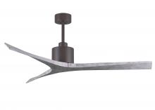  MW-TB-BW-60 - Mollywood 6-speed contemporary ceiling fan in Textured Bronze finish with 60” solid barn wood to
