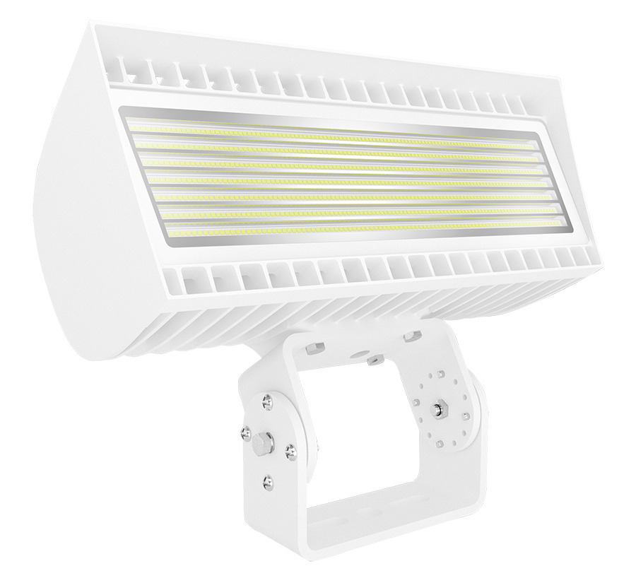 FLOODLIGHTS 30305-45431 LUMENS FLEXFLOOD-M FIELD ADJUSTABLE 213-346W TRUNNION 5000K/4000K 480V WHI